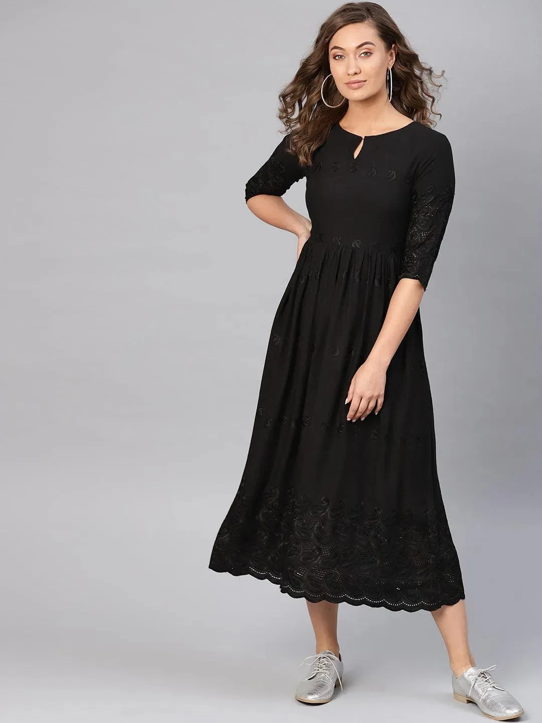 Design Rayon Kurta and Dress (PACK OF 2)