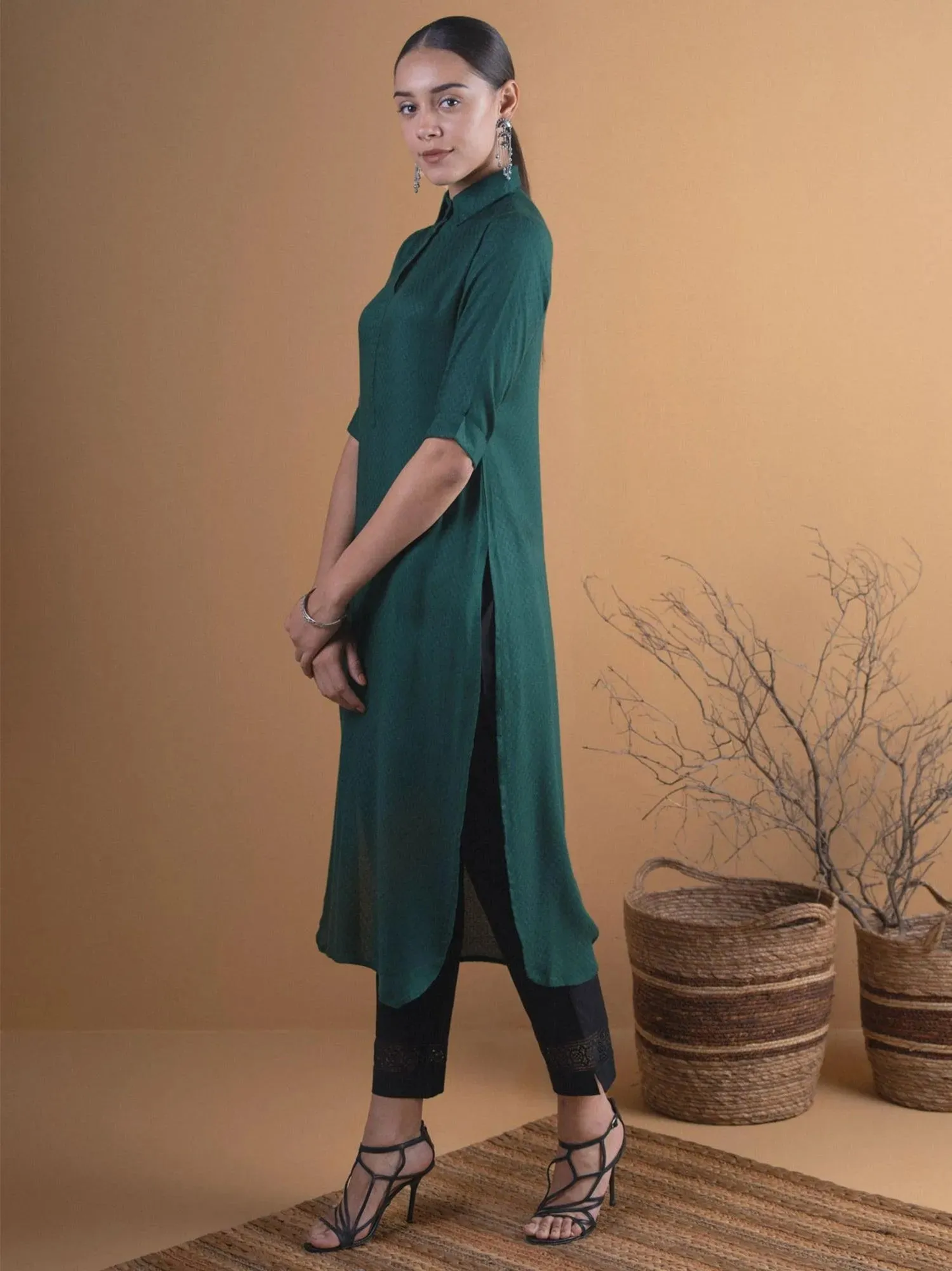 Design Rayon Kurta and Dress (PACK OF 2)
