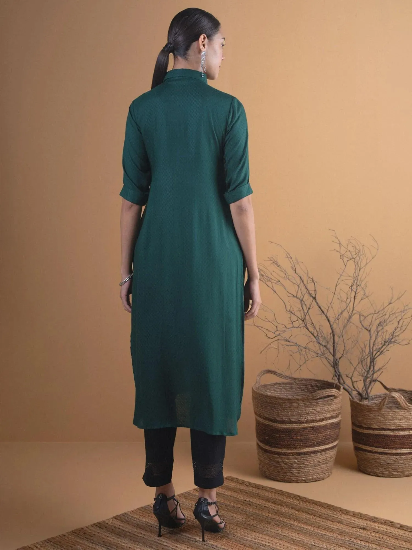 Design Rayon Kurta and Dress (PACK OF 2)