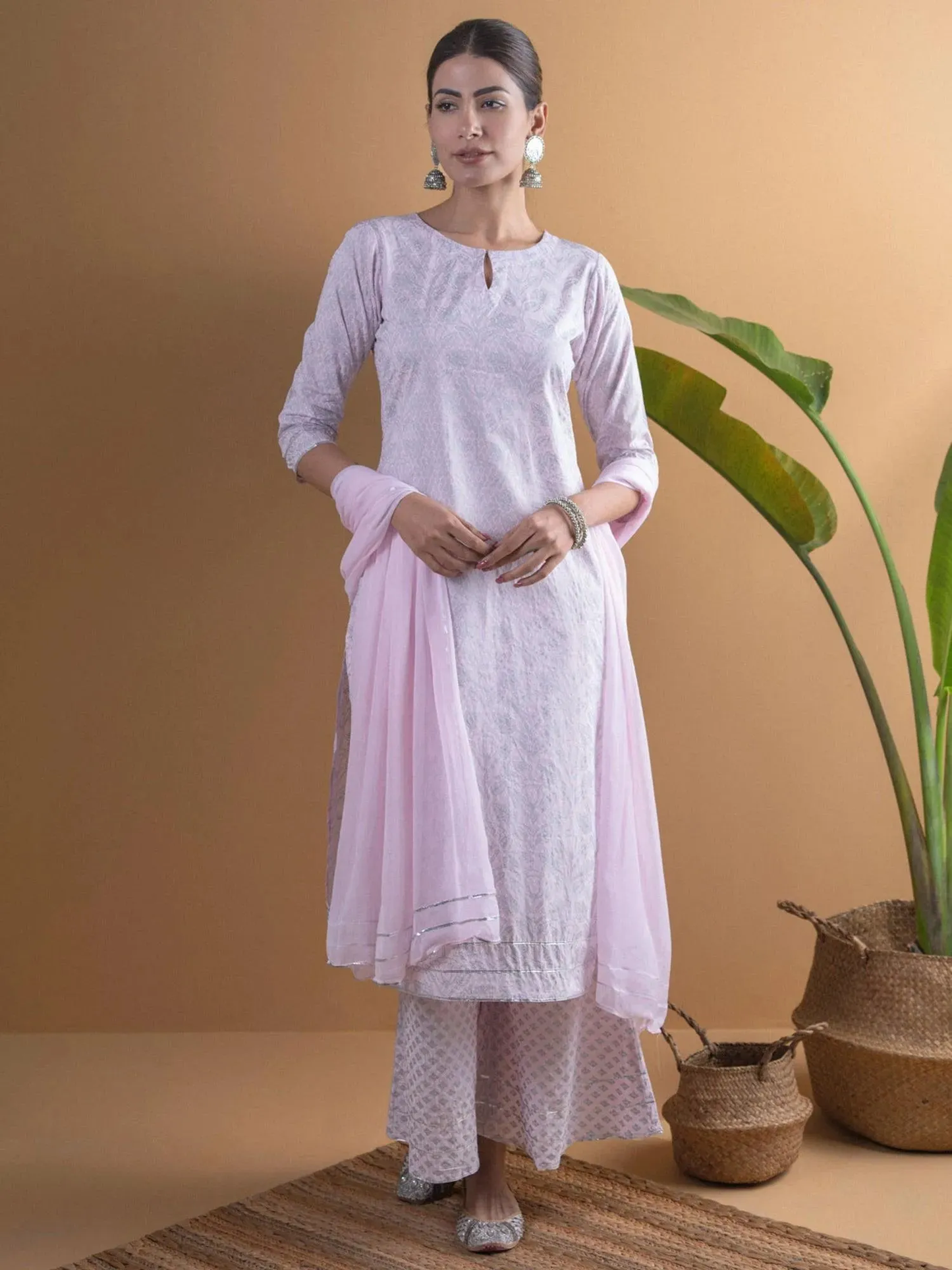 Straight Kurta With Dupatta (PACK OF 2)