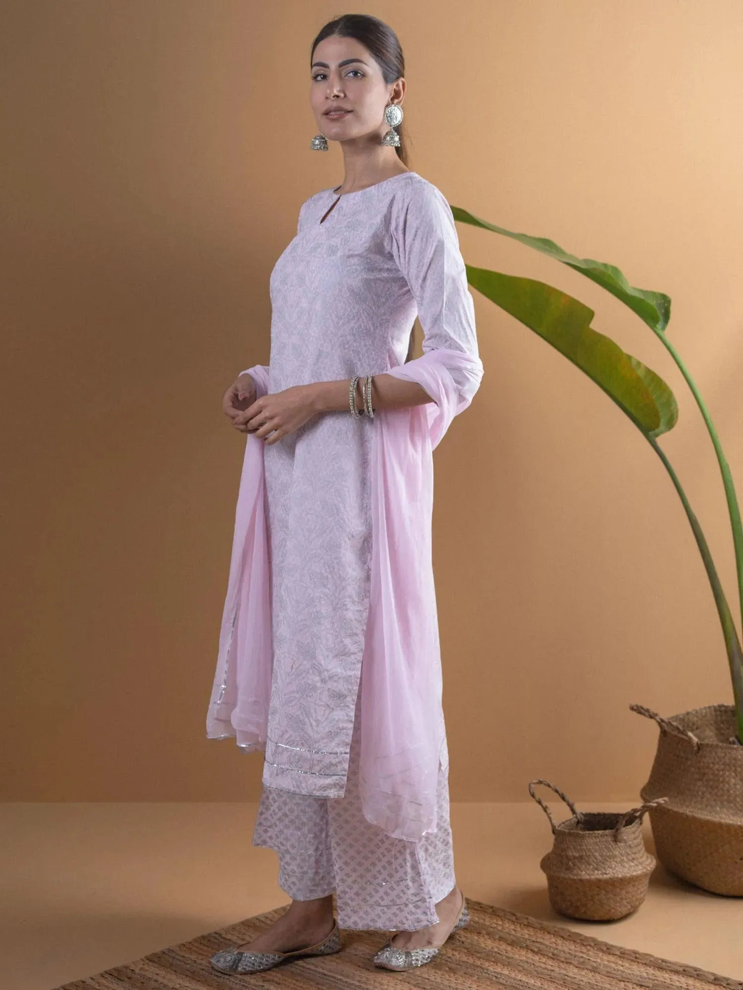 Straight Kurta With Dupatta (PACK OF 2)