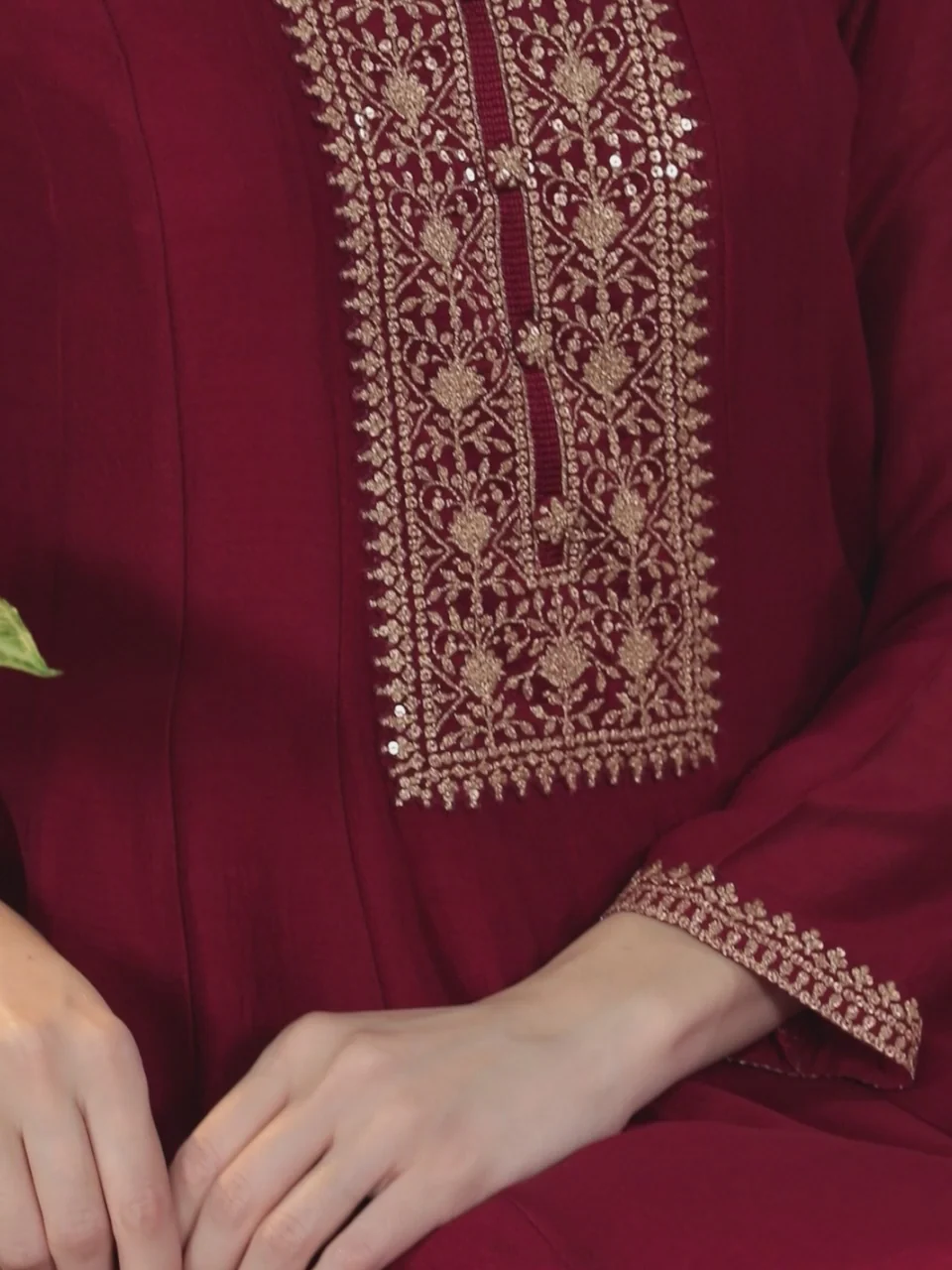 Blend Straight Kurta and Anarkali Suit With Trousers & Dupatta (PACK OF 2)