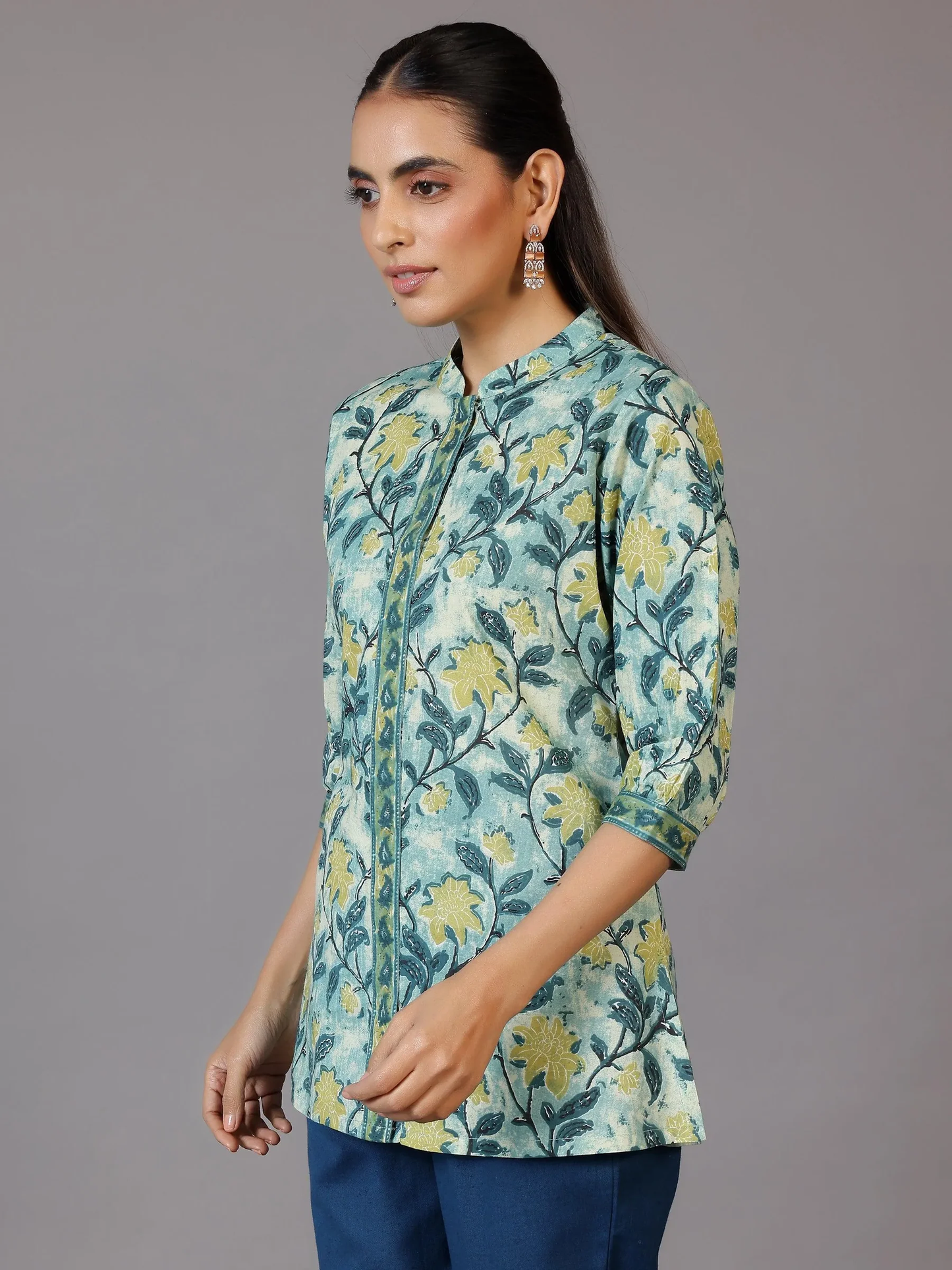 Printed Cotton Straight Kurti (PACK OF 2)