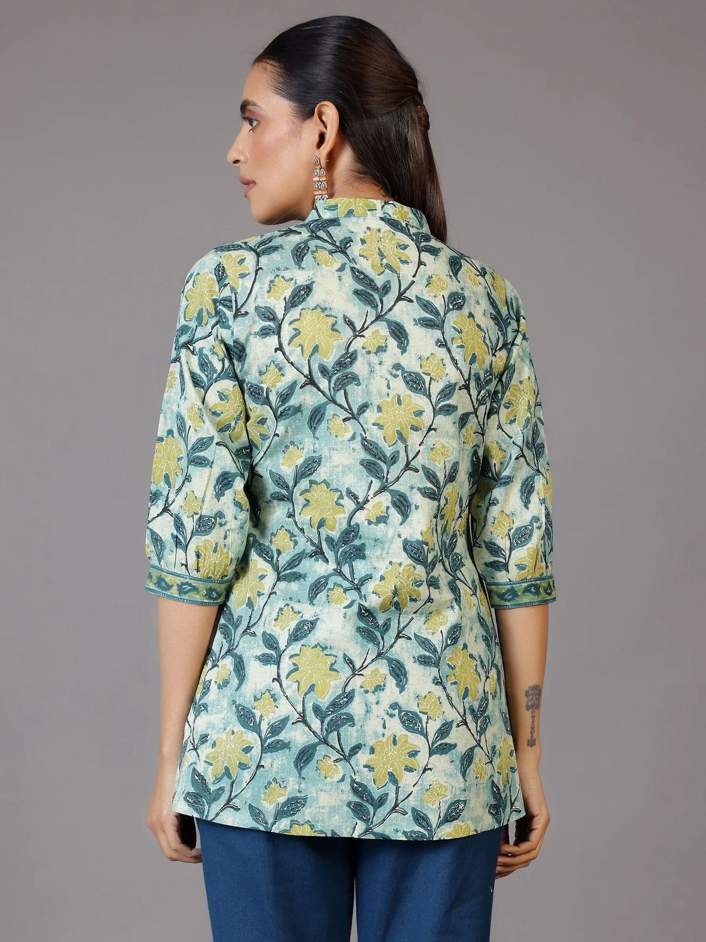 Printed Cotton Straight Kurti (PACK OF 2)