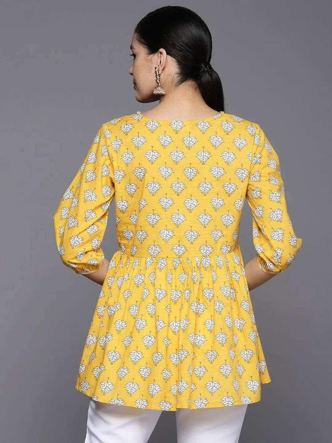 Printed Cotton Straight Kurti (PACK OF 2)