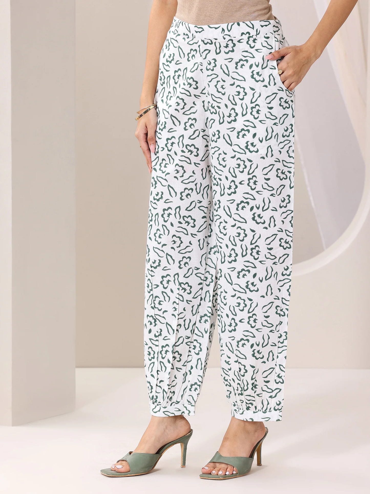 Printed Cotton Straight Suit Set With Dupatta (PACK OF 2)