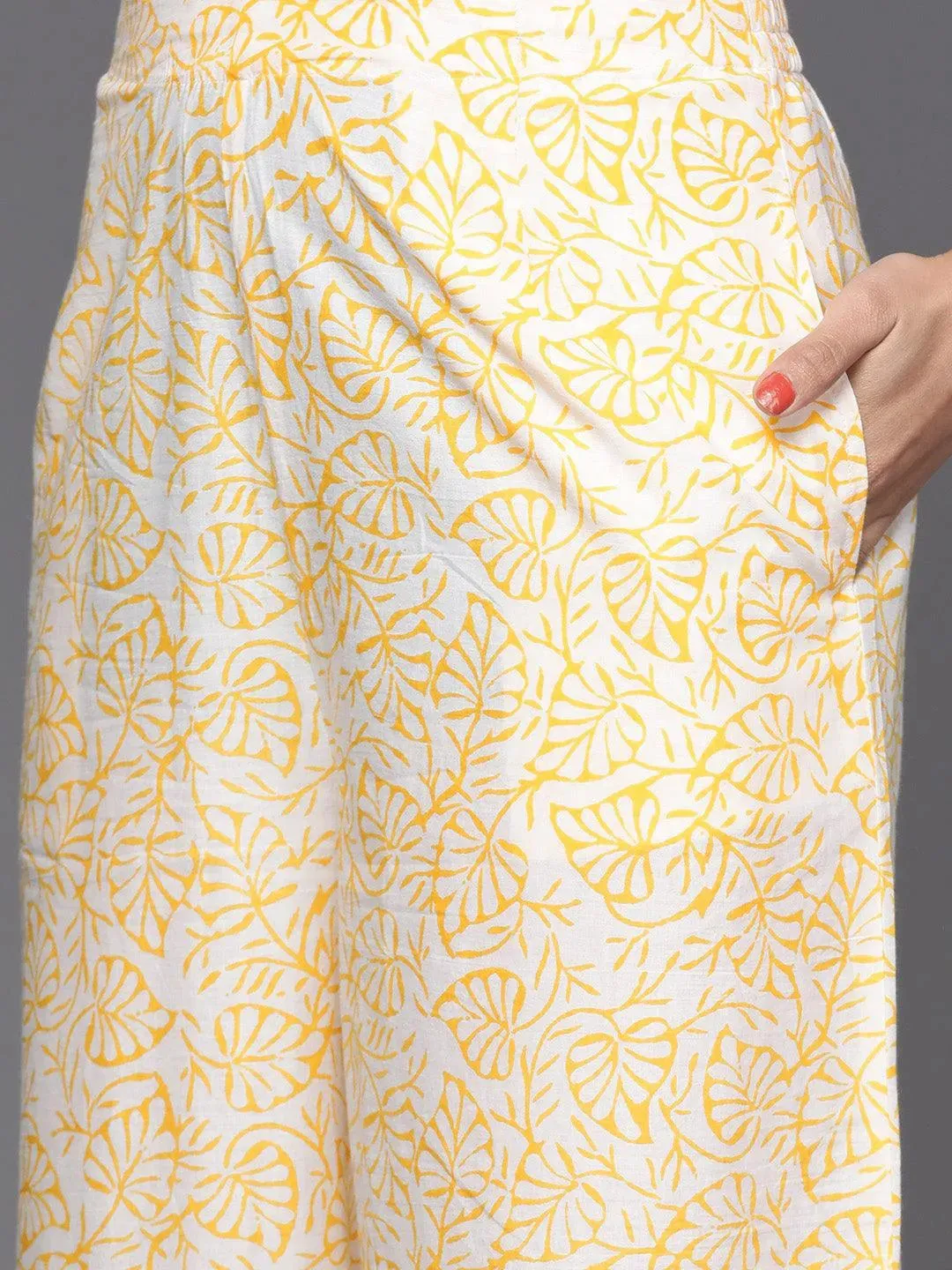 Printed Crepe Straight Kurta With Trousers & Dupatta (PACK OF 2)
