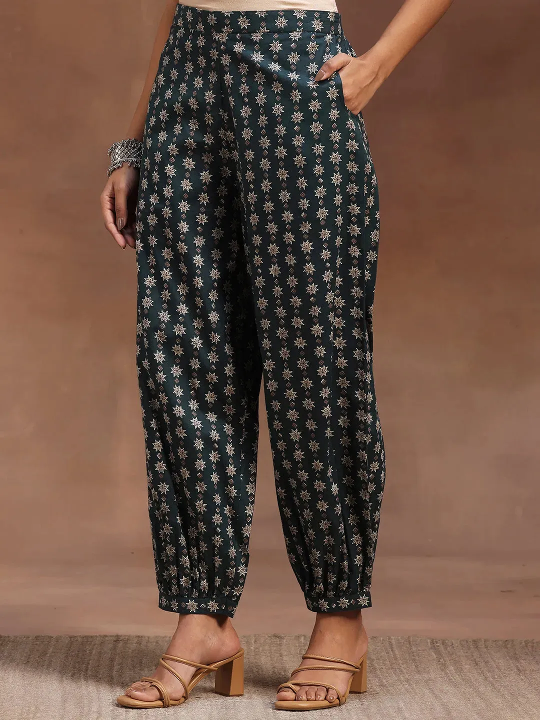 Printed Cotton Straight Suit With Dupatta (Pack Of 2)