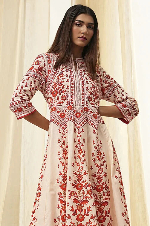 PRINTED STRAIGHT KURTA (Pack Of 2)