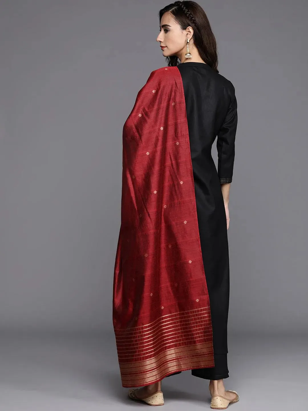Design Cotton Anarkali Kurta and Straight Kurta With Palazzos & Dupatta (PACK OF 2)