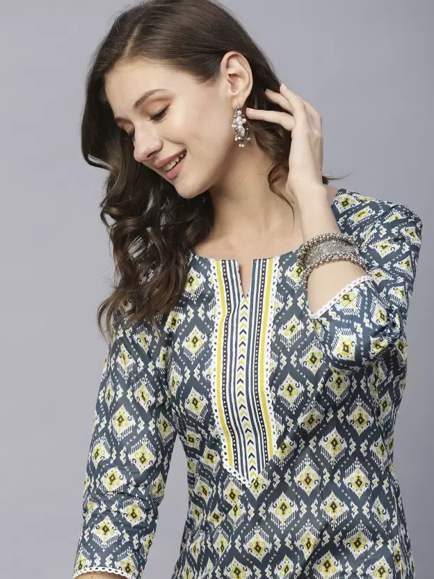 Gorgeous Printed Combo Kurtis (Pack of 2)