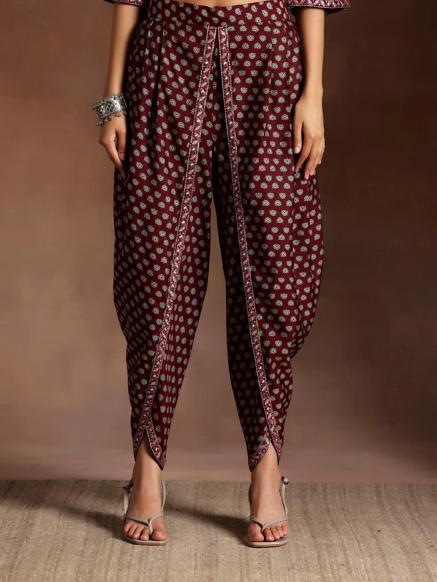 Printed Silk Blend Straight Suit With Dupatta (Pack Of 2)